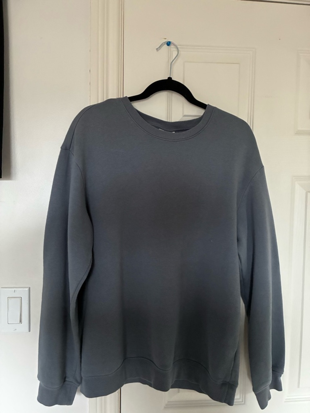 Men's Crewneck Sweater in Slate Gray
